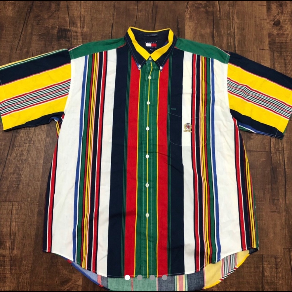 (SOLD) Vintage Tommy Hilfiger Stripped Shirt